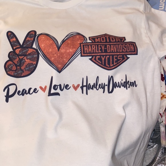 Peace, Love, and Harley T-Shirts - Picture 4 of 5
